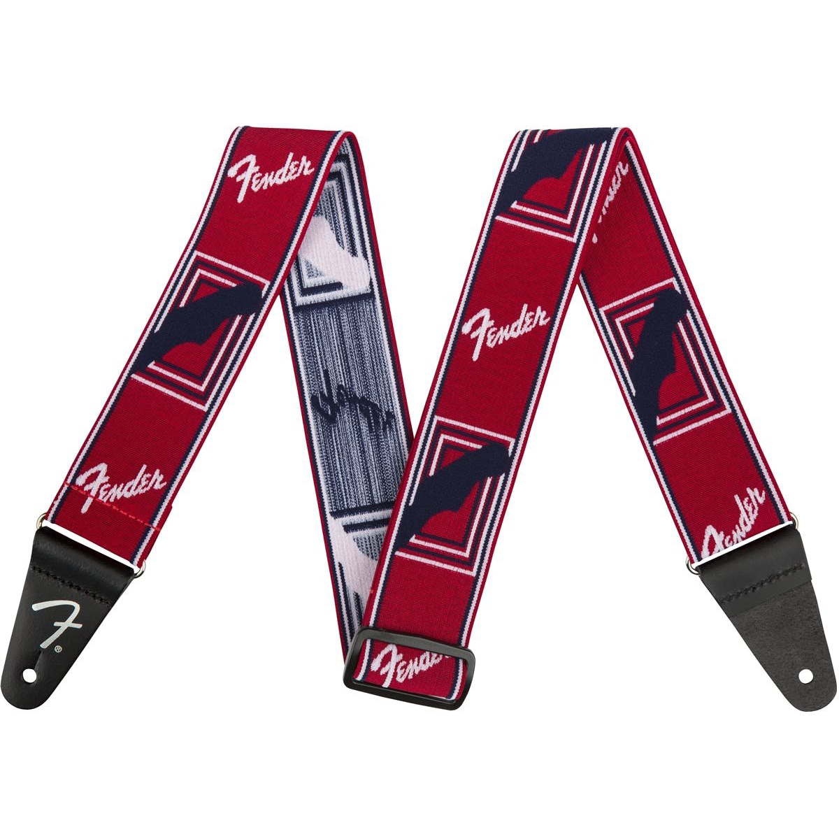 Fender 2" Mono Strap - Red / White / Blue