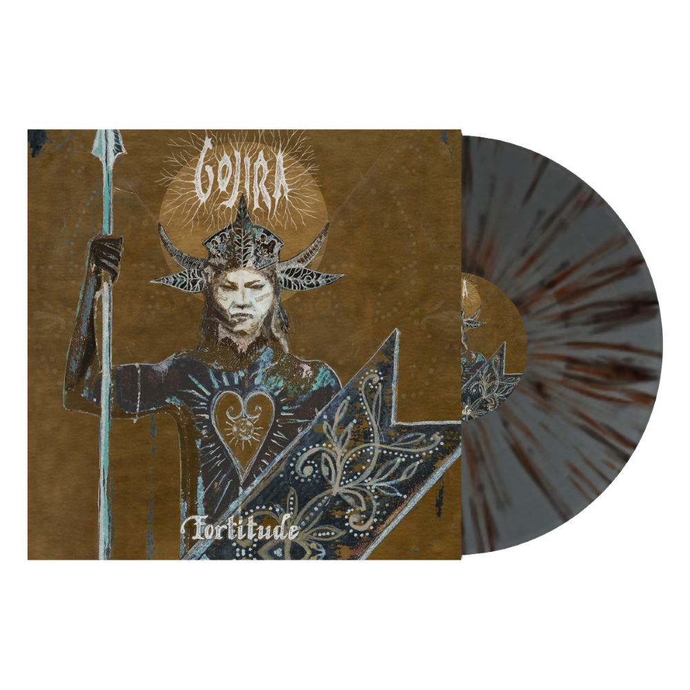 Gojira - Fortitude Vinyl record with a cover featuring a warrior design and the band name 'Gojira'.