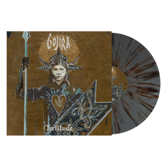 Gojira - Fortitude Vinyl record with a cover featuring a warrior design and the band name 'Gojira'.