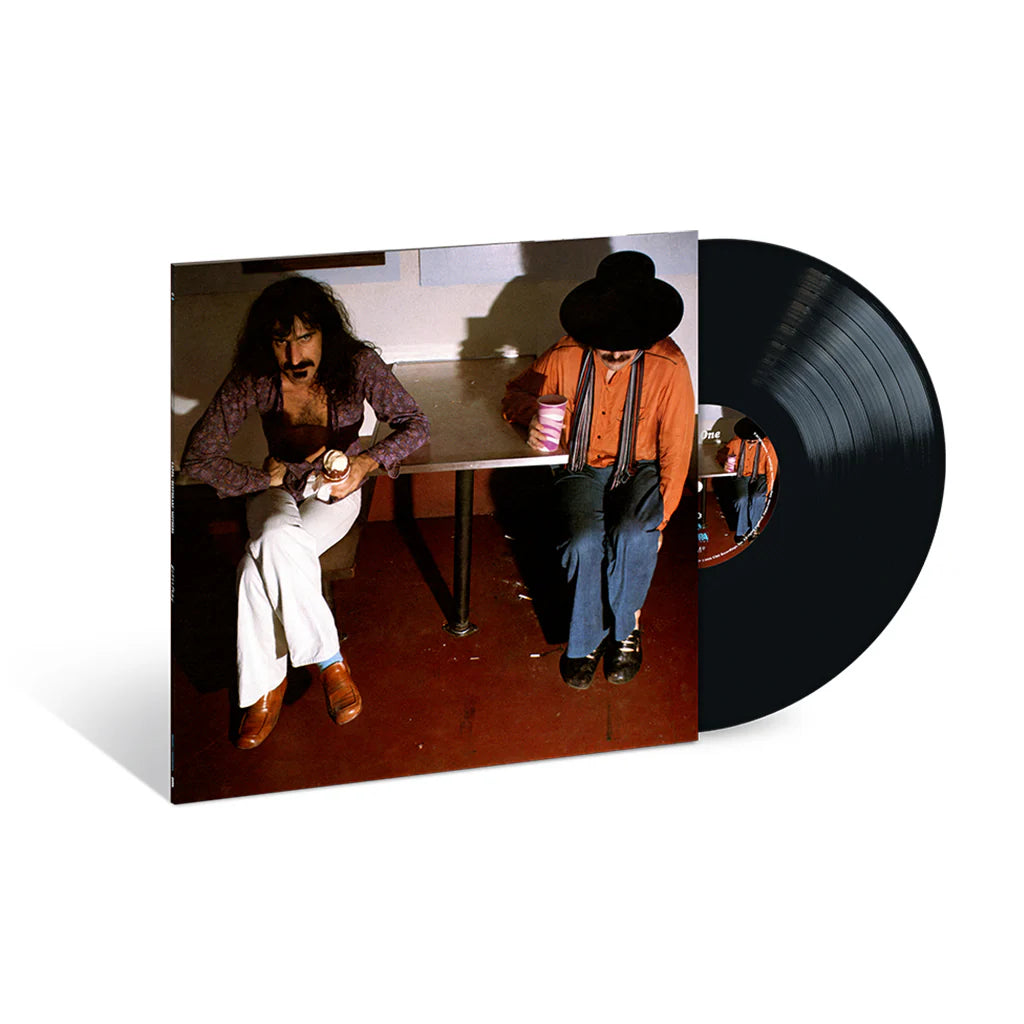 Frank Zappa bongo fury album on white background