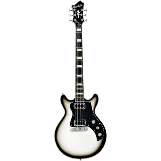 Hagstrom Megin Electric Guitar - Grey Burst