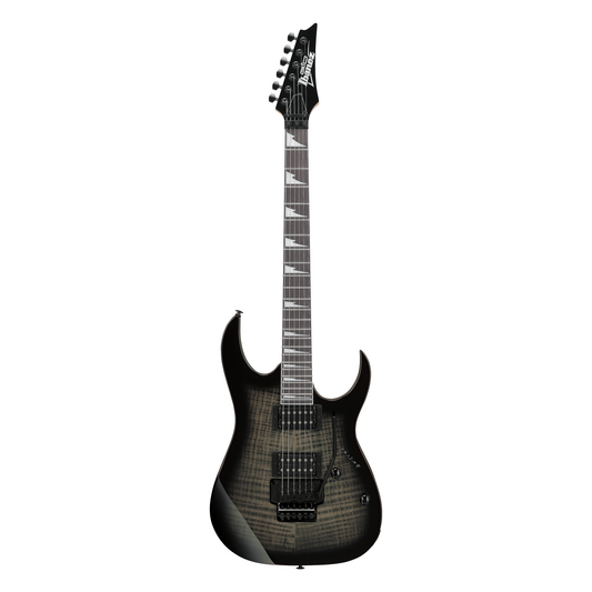 Ibanez GRG320FA-TKS Black electric guitar on a white background
