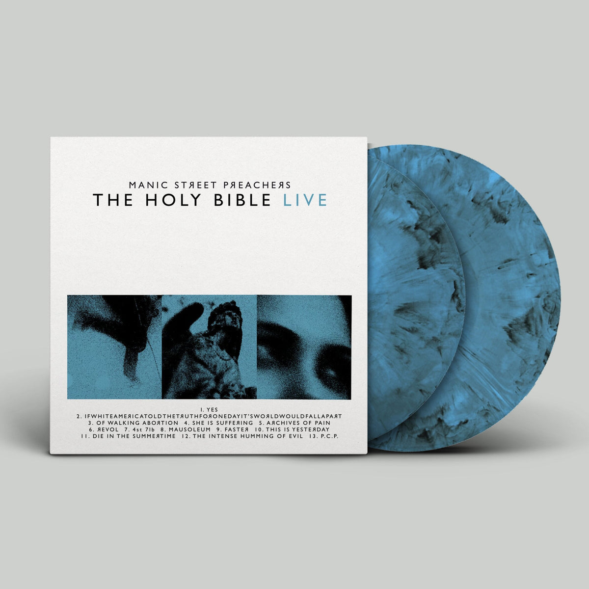 Manic Street Preachers - The Holy Bible Live (Blue Marbled) Vinyl