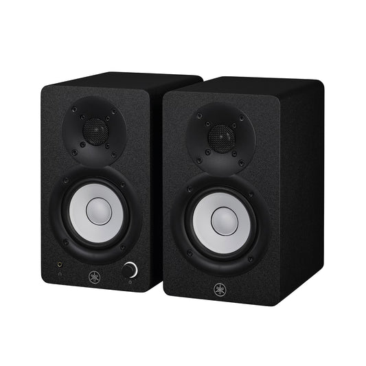 Yamaha HS3 Pair of black speakers on a white background