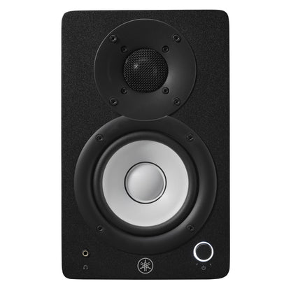 Yamaha HS4 Black speaker with visible brand logo on a white background