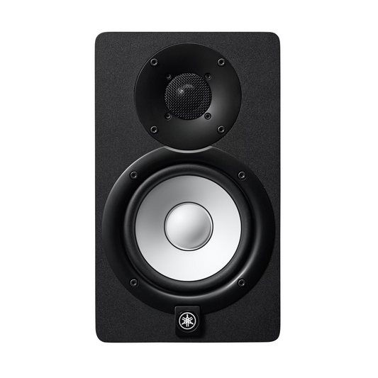 Yamaha HS5 Black speaker with visible brand logo on a white background