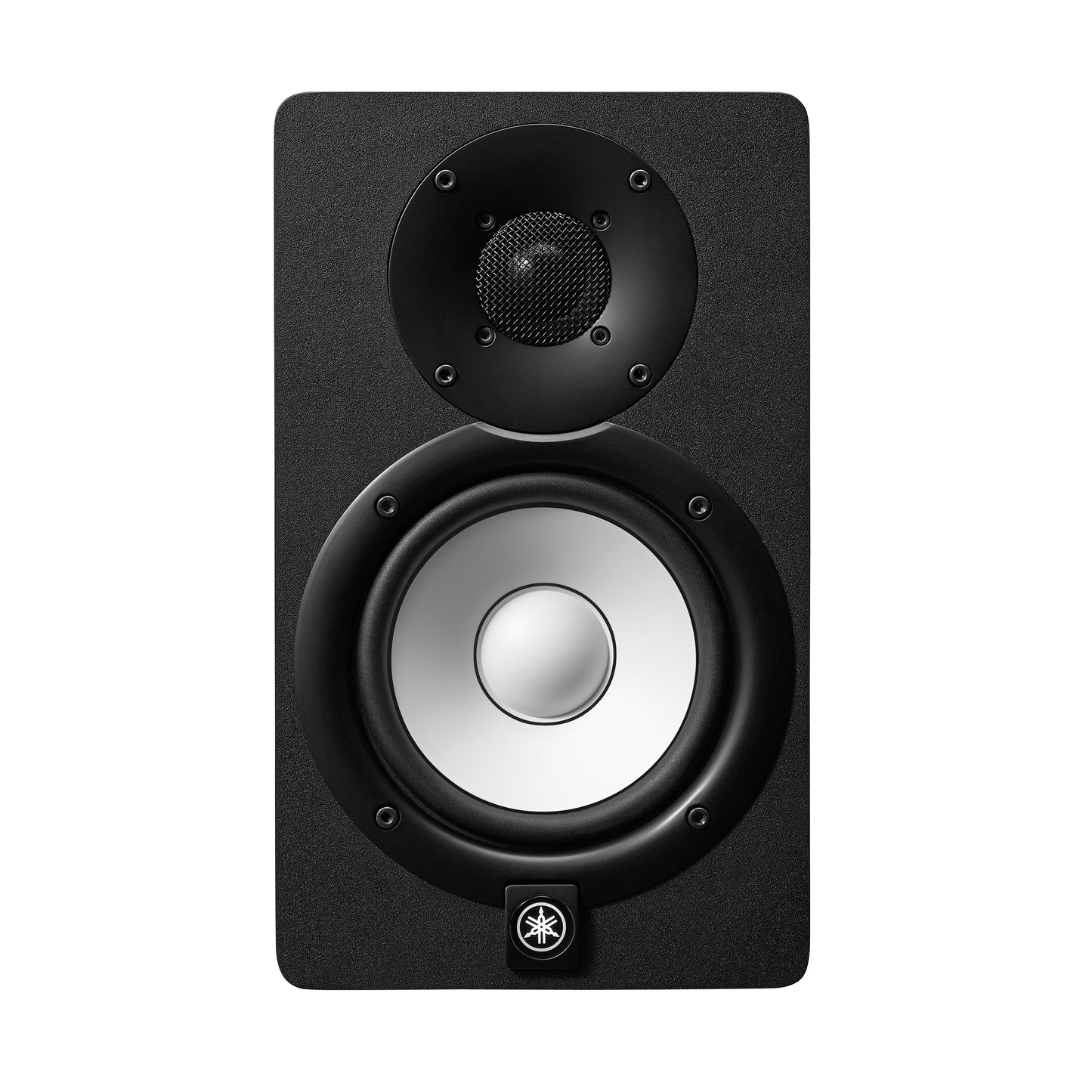 Yamaha HS7 Black speaker with visible brand logo on a white background