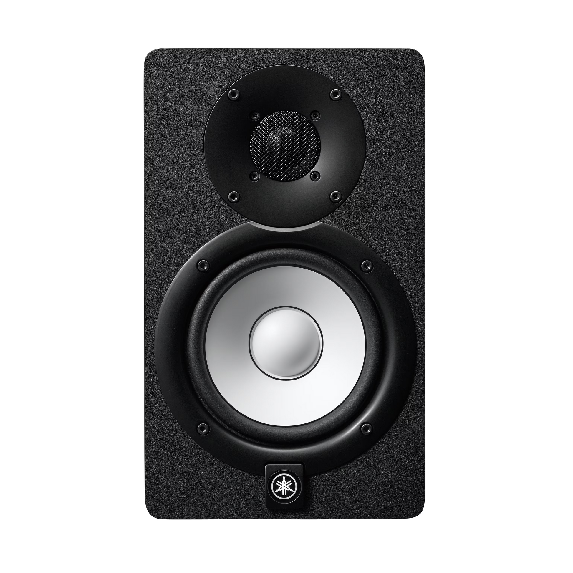 Yamaha HS7 Black speaker with visible brand logo on a white background