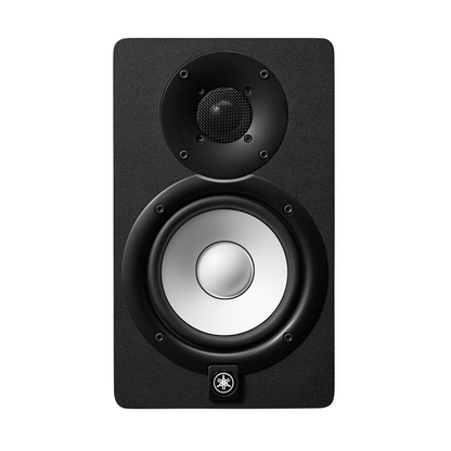 Yamaha HS7 Black speaker with visible brand logo on a white background