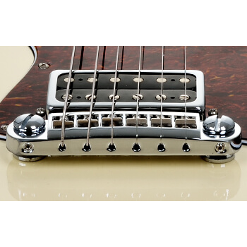 Hagstrom Megin Electric Guitar - Grey Burst Bridge