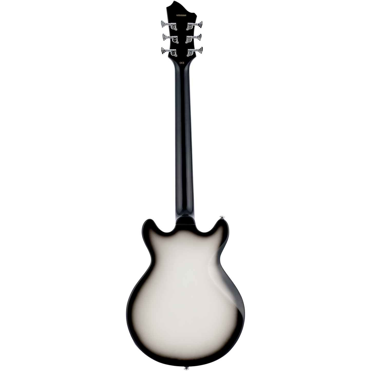 Hagstrom Megin Electric Guitar - Grey Burst BAck