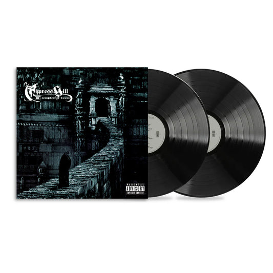Cypress Hill - III Vinyl album with cover featuring a dark, architectural design.