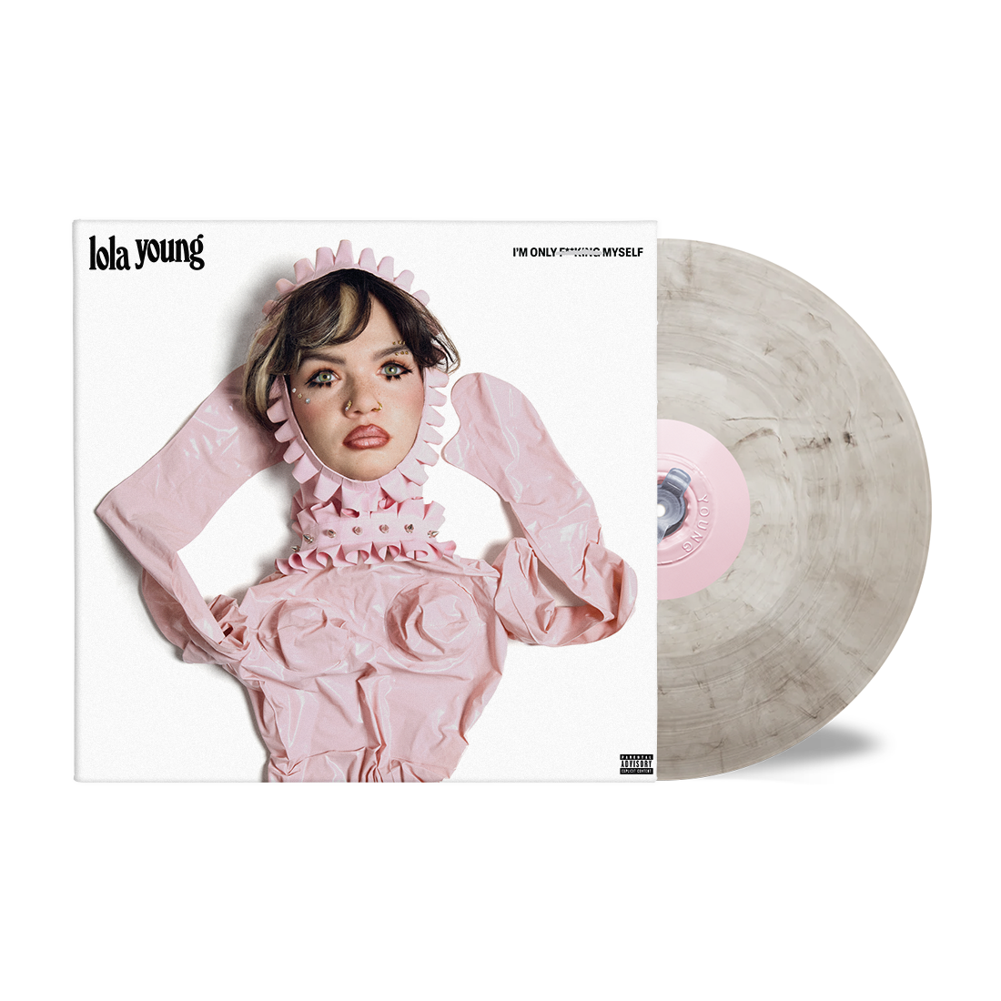 Lola Young - I'm Only F**king Myself [The Punching Bag Edition] Vinyl on a white background