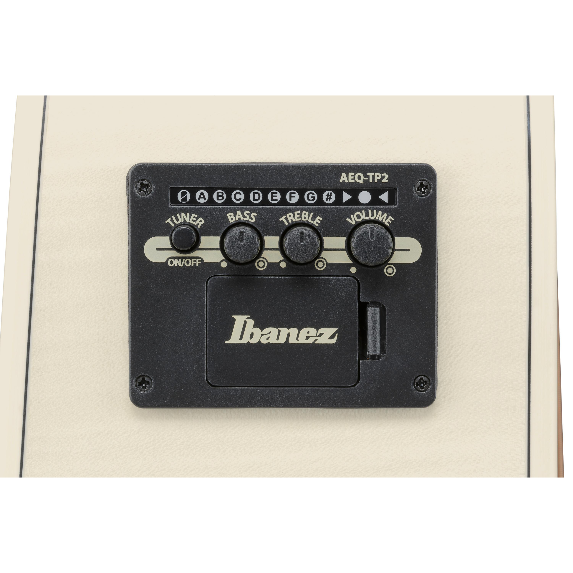 Ibanez AAD77M1E-OAW White Tuning 