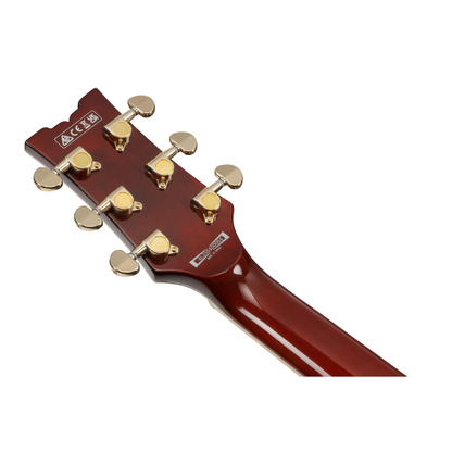 Ibanez AR320-MBM Glitter Black Metallic Headtock Back