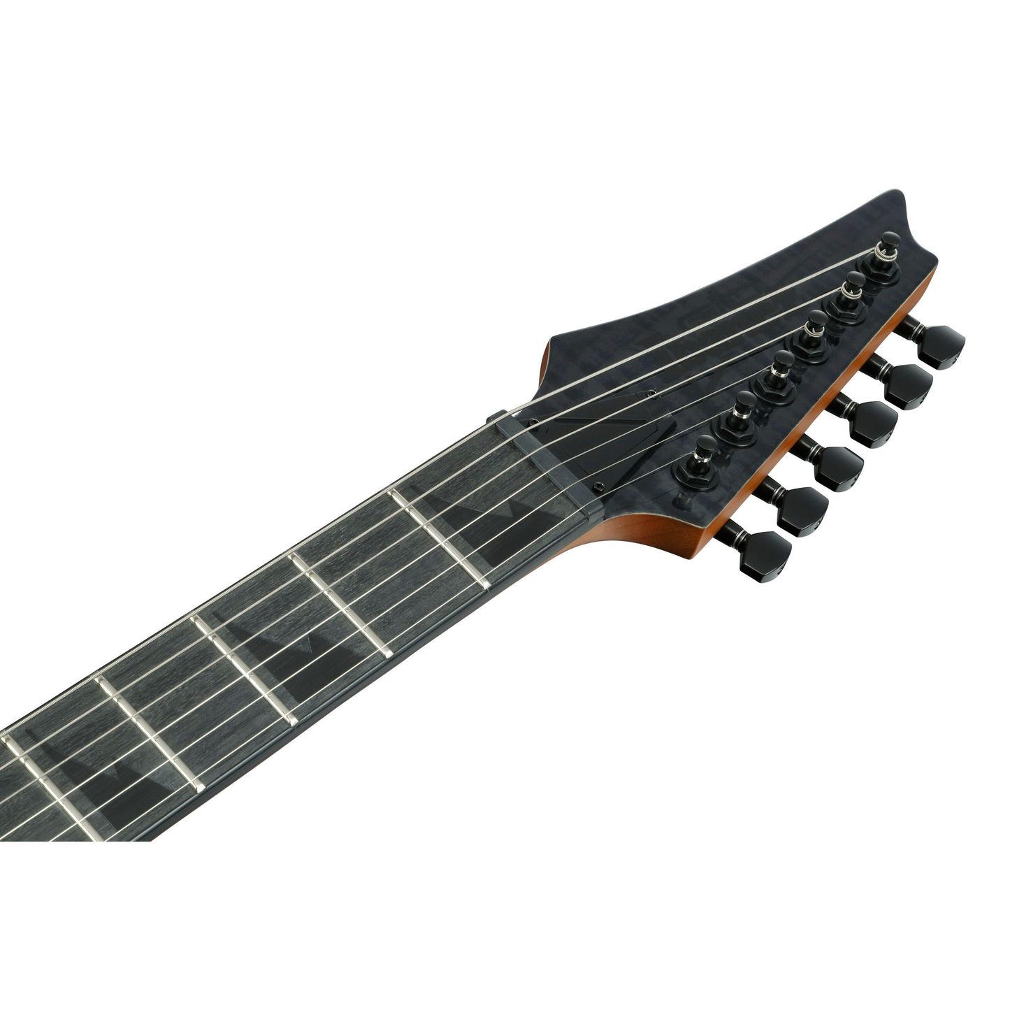 Ibanez GRGR221FA-TDK Transparent Indigo Black Headstock Close