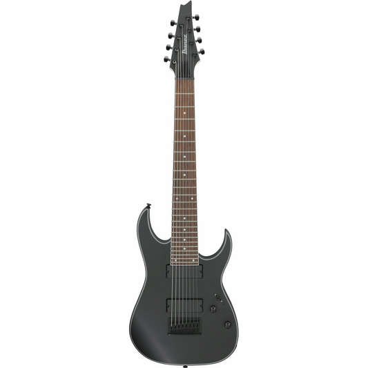 Ibanez RG8EX-BKF 8-String Black Flat Front