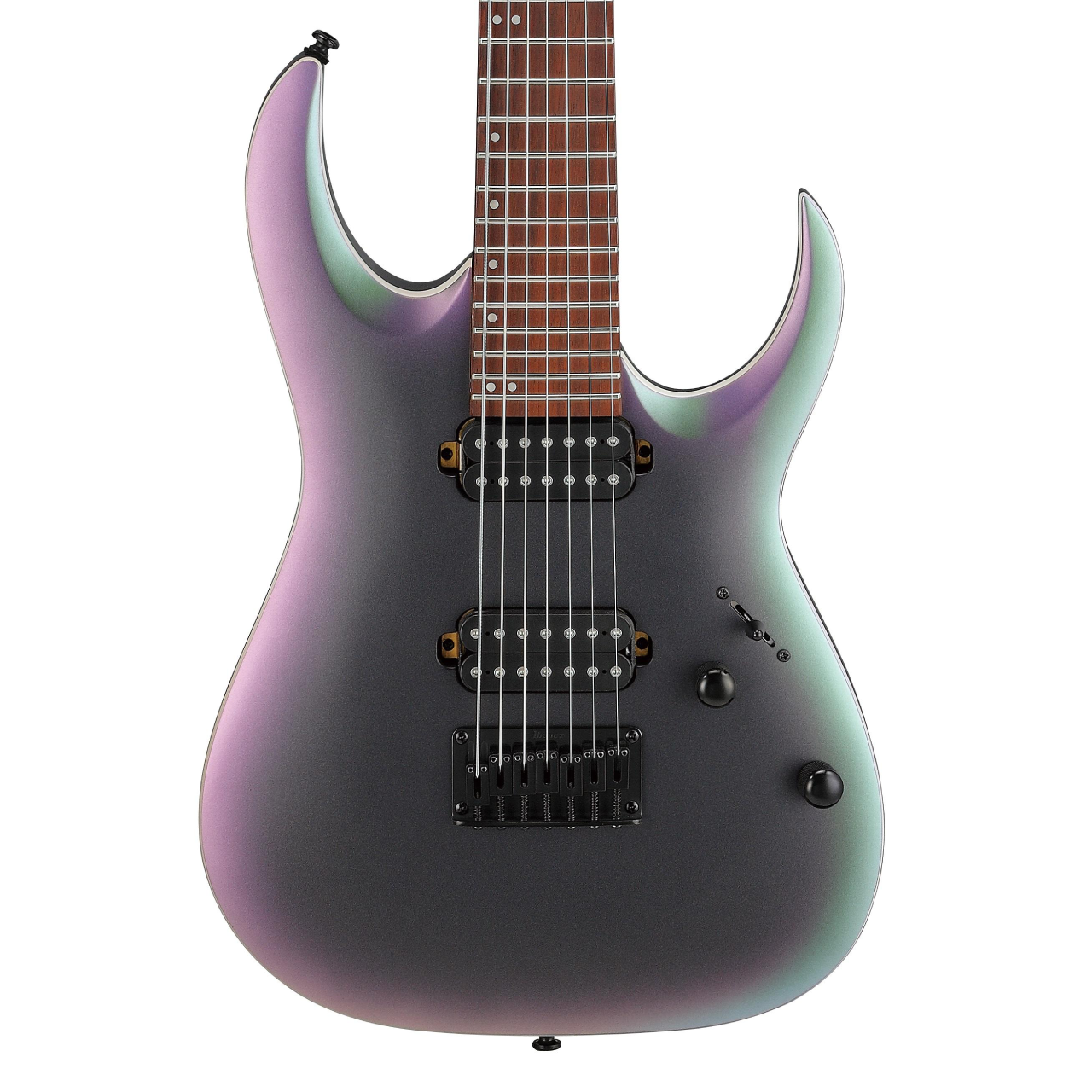 Ibanez RGA742EX-BAM RGA Black Aurora Burst Matte Close