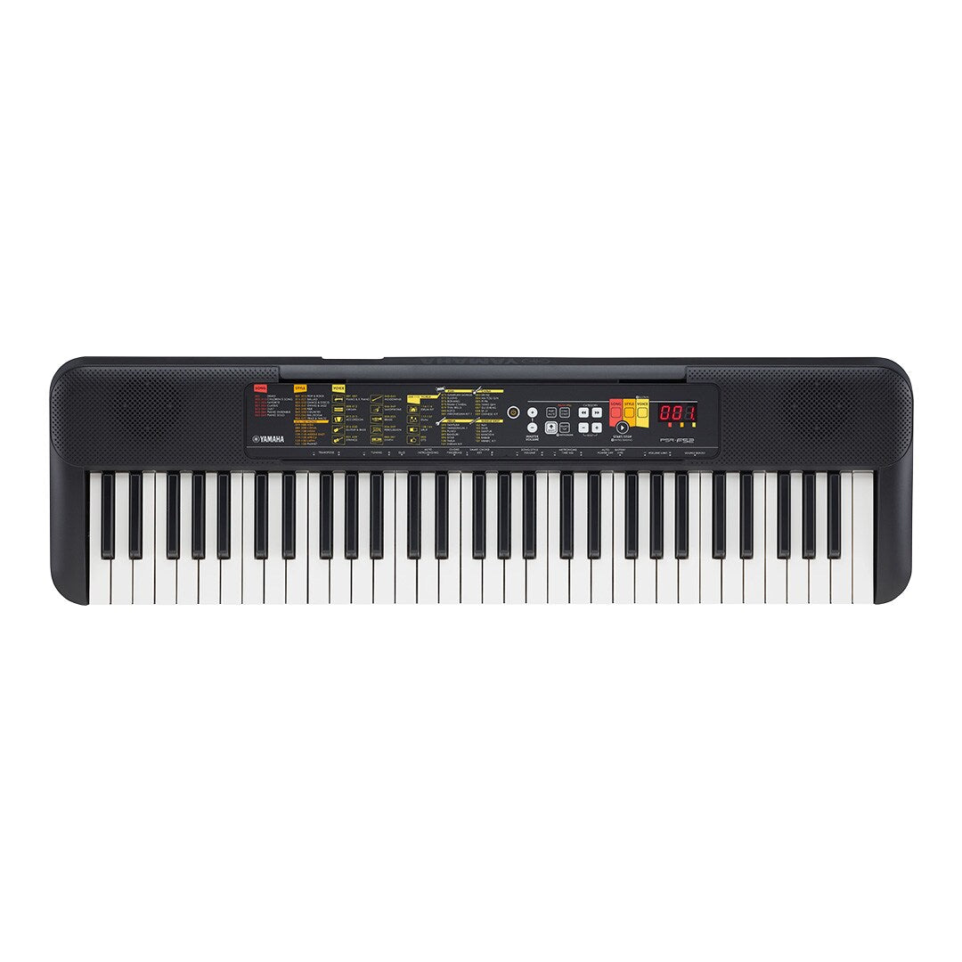 Yamaha PSR-F52 Yamaha keyboard on a white background