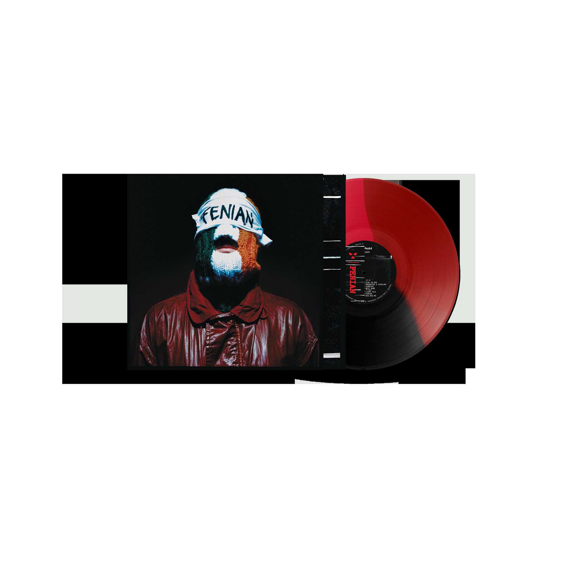 KNEECAP - FENIAN (Red & Black Tri Colour) Vinyl Open
