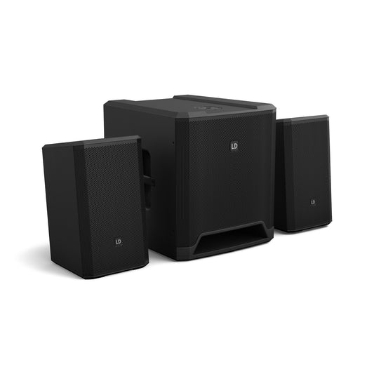 LD Systems DAVE 12 G4X Compact 2.1 Powered PA System