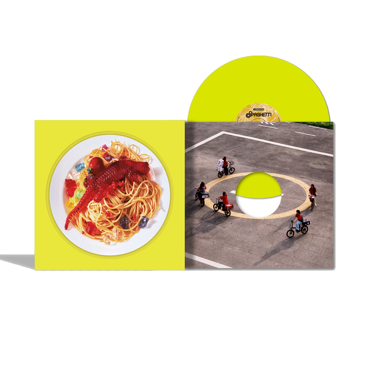 Le Sserafim - Spaghetti (Neon Yellow) Vinyl