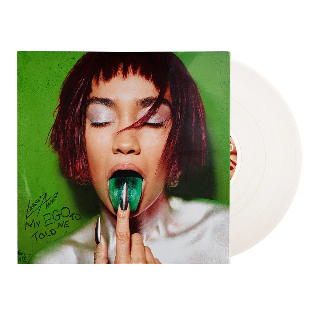 Leigh-Anne Vinyl record with a green album cover featuring a person with red hair and green lipstick.
