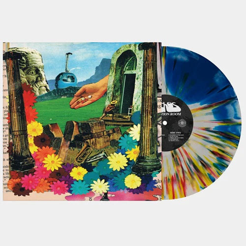 Levitation Room - Ethos (Multicolour Splatter) Vinyl RSD26 Vinyl record with a colorful cover featuring artistic design elements.
