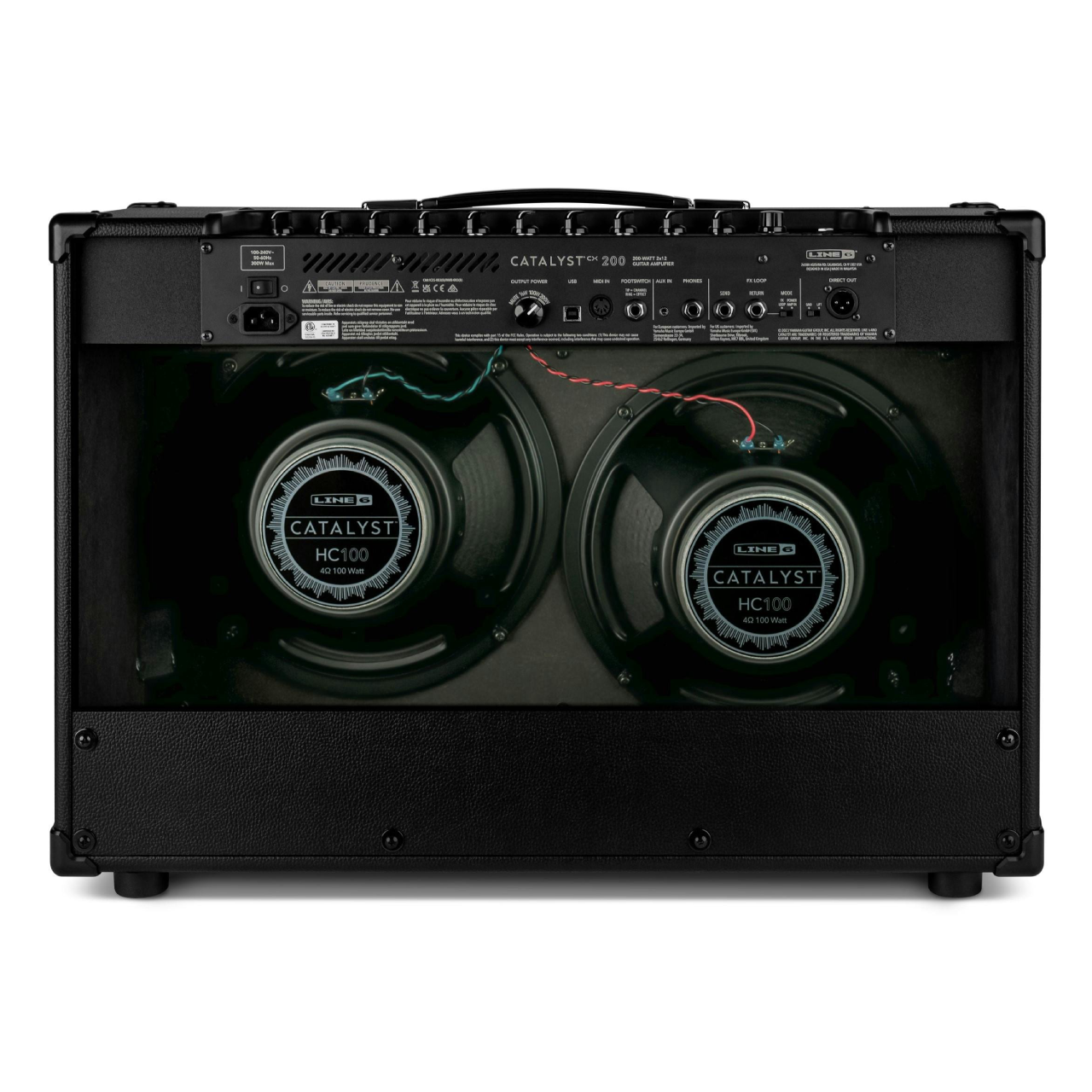 Line 6 Catalyst CX200 Guitar Combo Amplifier Back