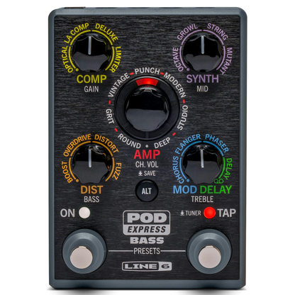 Line 6 POD Express Bass Ultra-Portable Amp &amp; Effects Processor