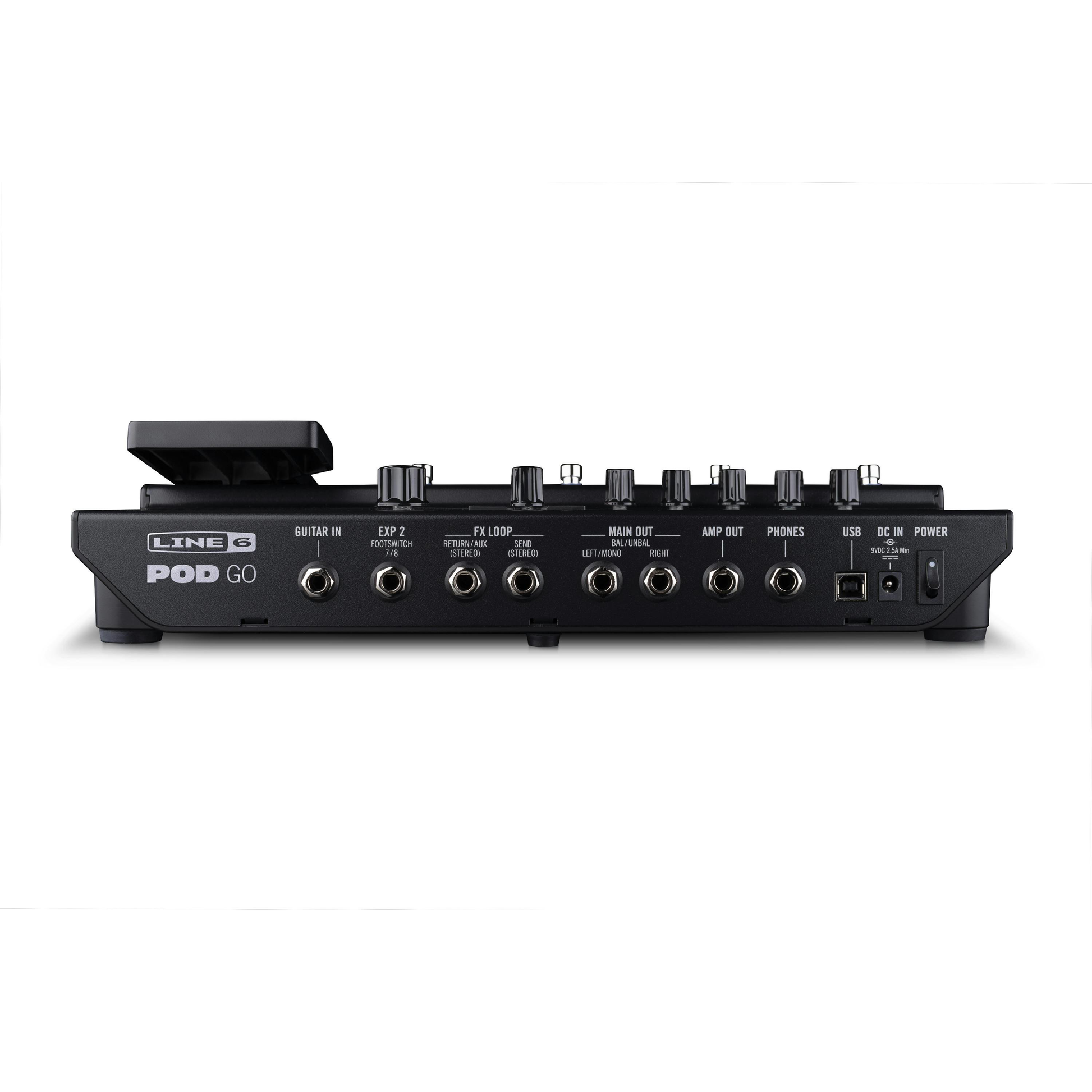 Line 6 POD Go Guitar Effects Processor Pedal Back