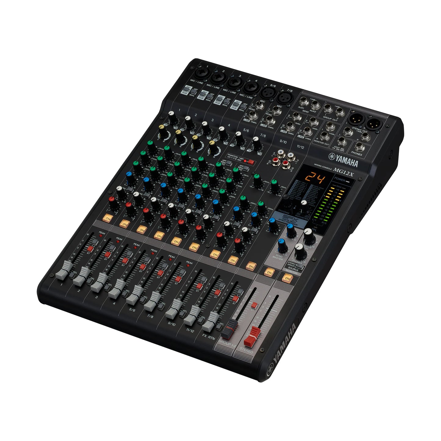Yamaha MG12X CV 12-Channel Mixer Angled