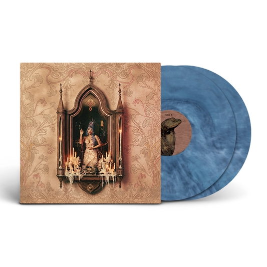 Melanie Martinez HADES record cover with blue vinyl 