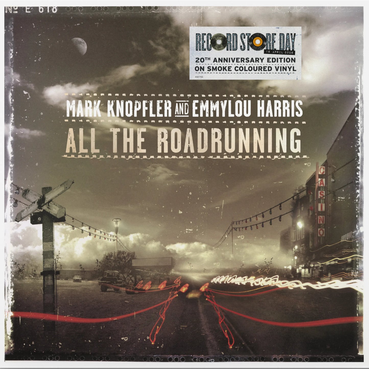 Mark Knopfler and Emmylou Harris - All The Roadrunning (Smokey Marble) Vinyl RSD26