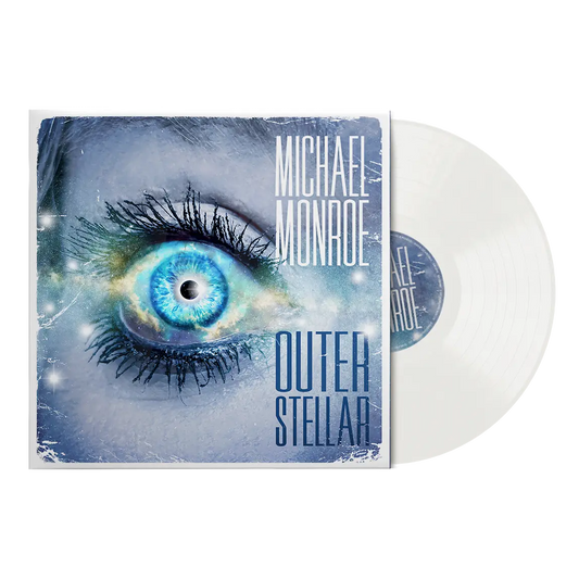 Michael Monroe Vinyl record with a cover featuring an eye design and the text 'Michael Monroe Outer Stellar'.