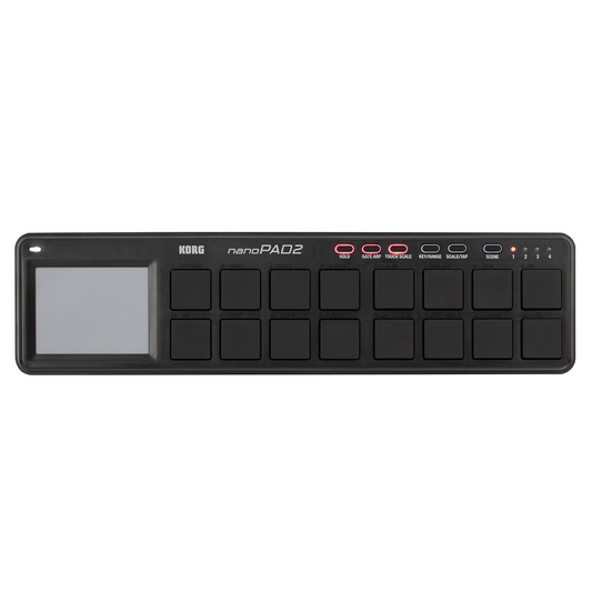 Korg NANOPAD2-BK nanoPAD2 Slim-Line USB Pad Controller - Black