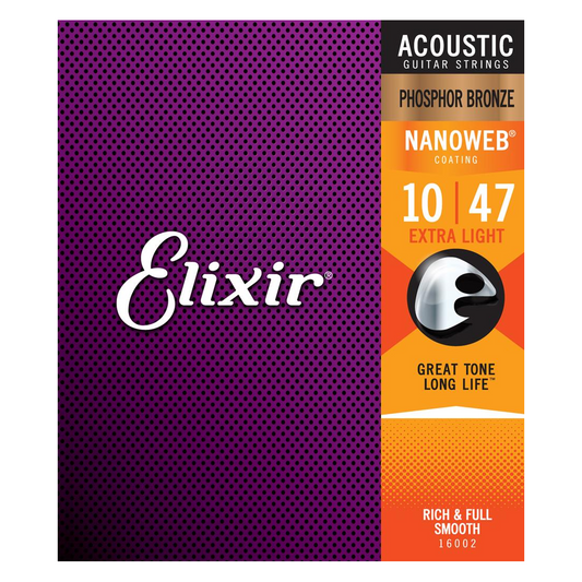 Elixir Nano Phosphor Bronze Acoustic Extra Light 10-47