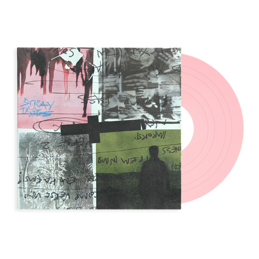Nothing But Thieves - Stray Dogs (Pink Rose) Vinyl Vinyl record with a colorful cover on a white background