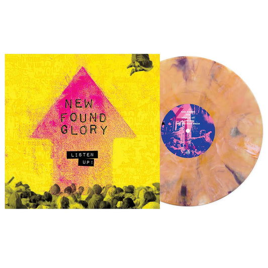New Found Glory Vinyl record and cover with 'New Found Glory' branding on a white background