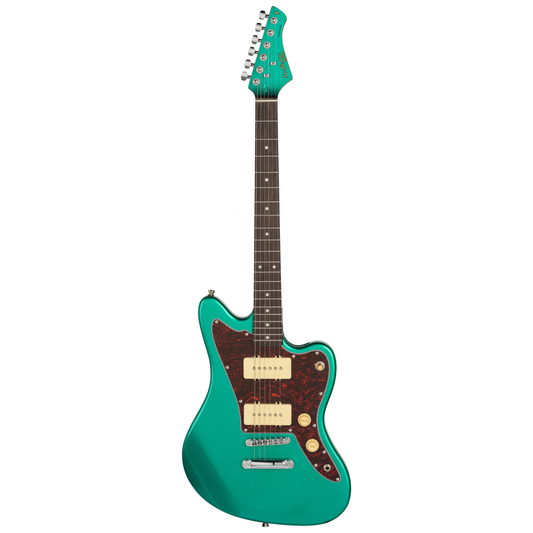 Northstar NSP4EG Pro Green Electric Guitar Front