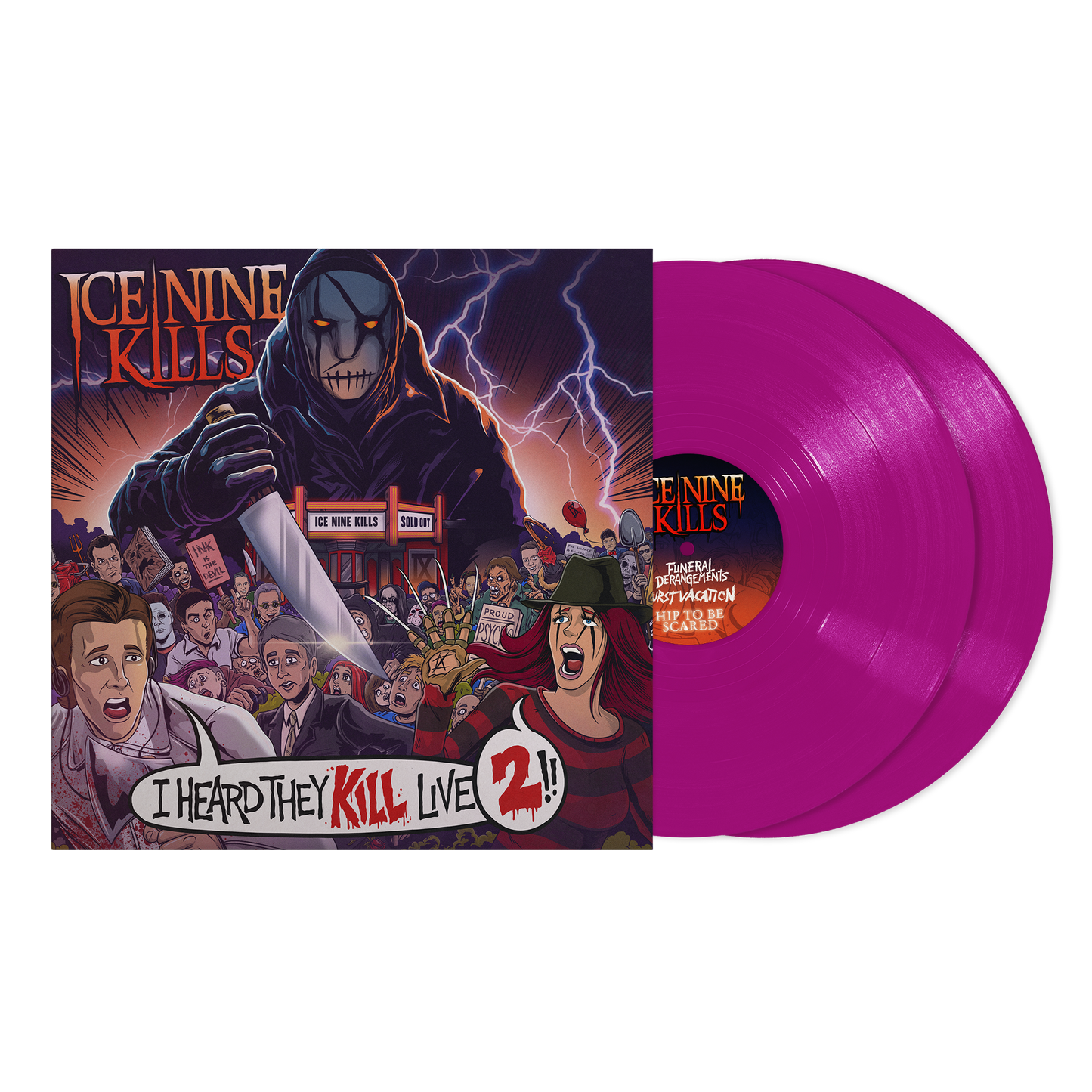 Ice Nine Kills - I Heard They Kill Live 2 (Opaque Violet) Vinyl