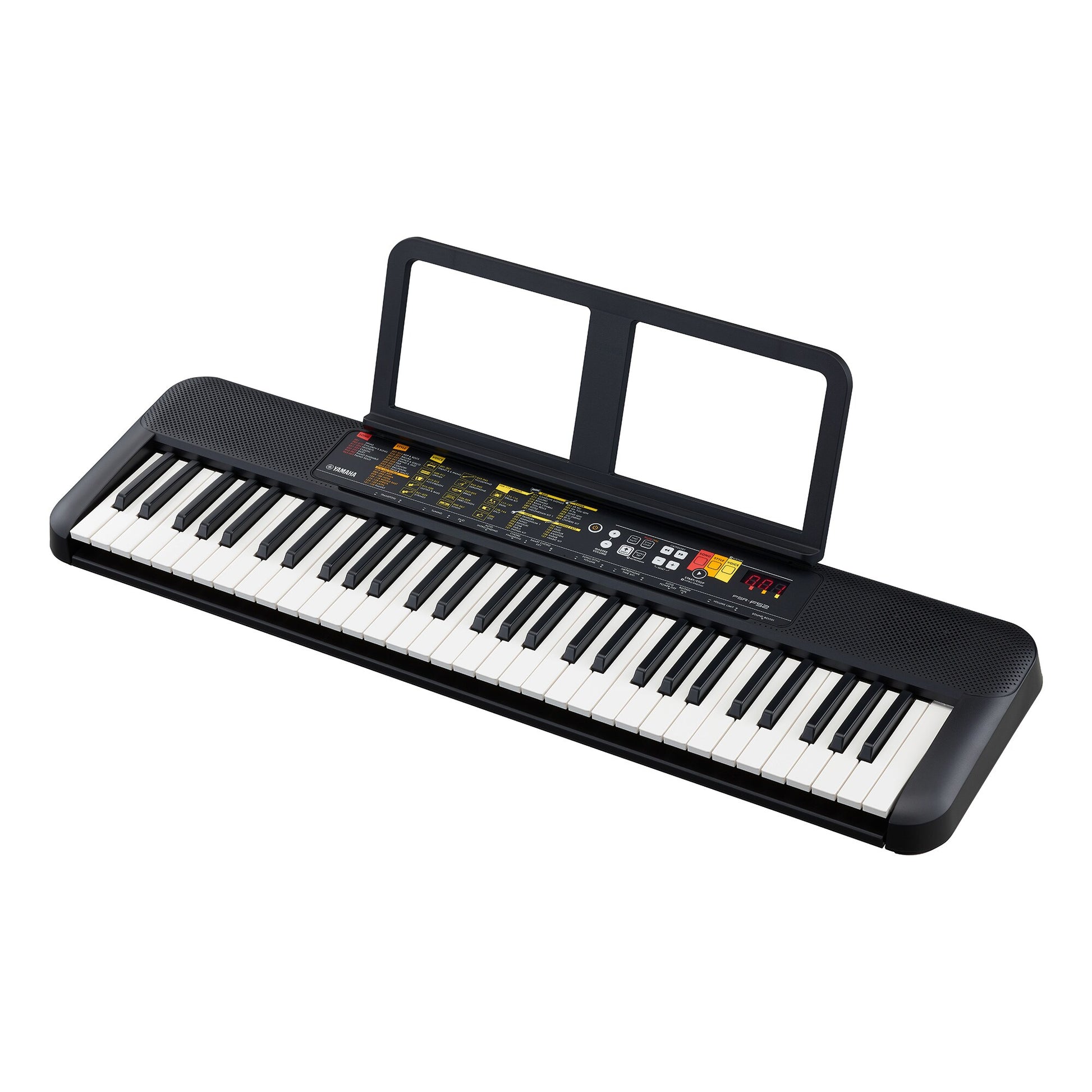 Yamaha PSR-F52 Black metal tube with 'RAM' branding on a white background