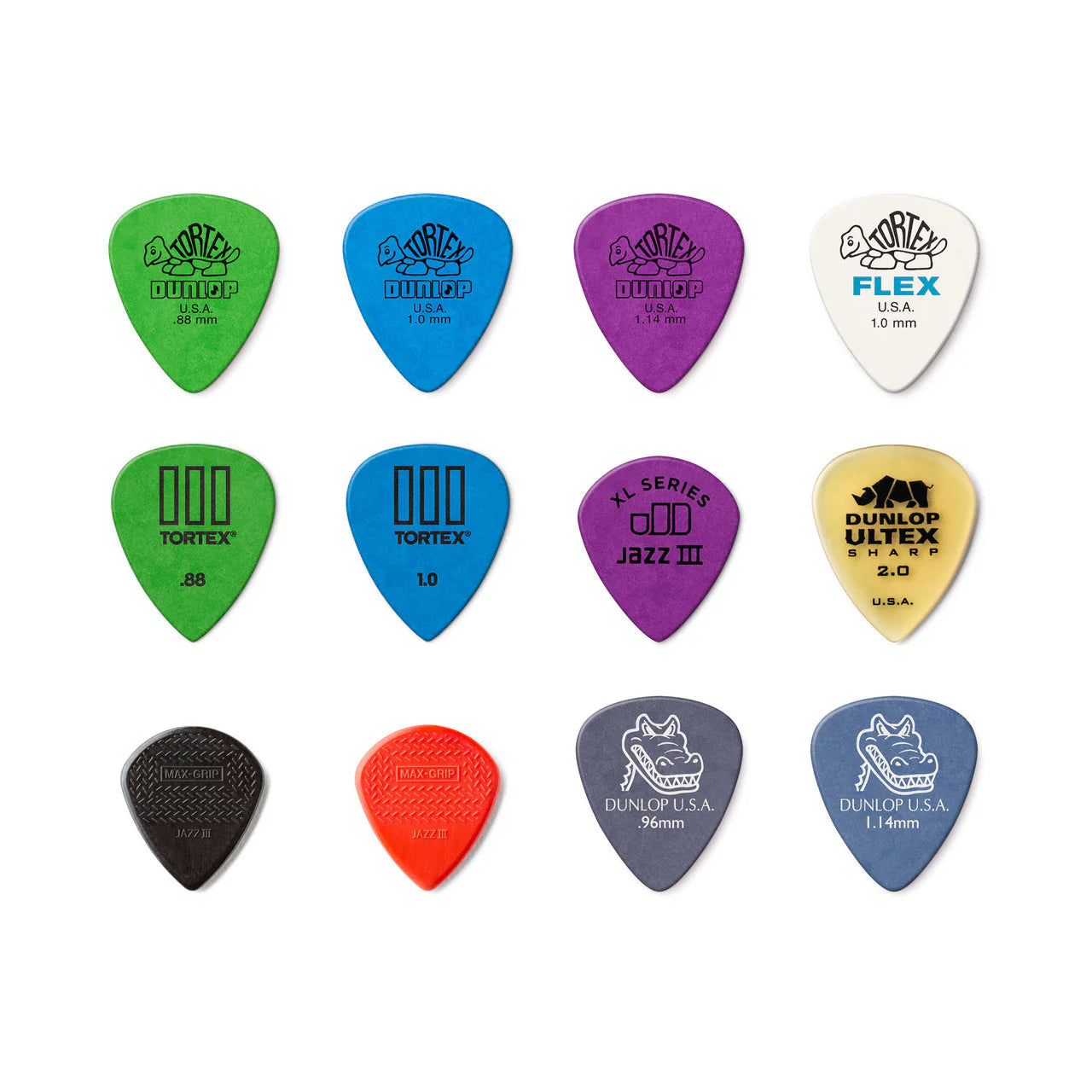 Dunlop Electric Variety Player Pack (12 Picks) Open