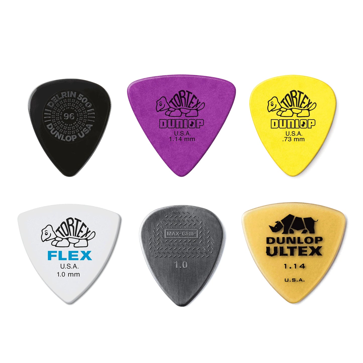  Dunlop Bass Pick Variety Player Pack (6 Picks) Open