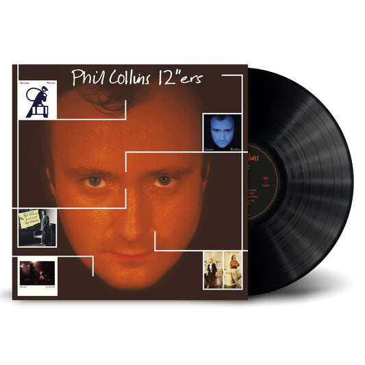 Phil Collins - 12"ers Vinyl record with a cover featuring a collage of images and text 'Phil Collins 12"ers' on a white background.