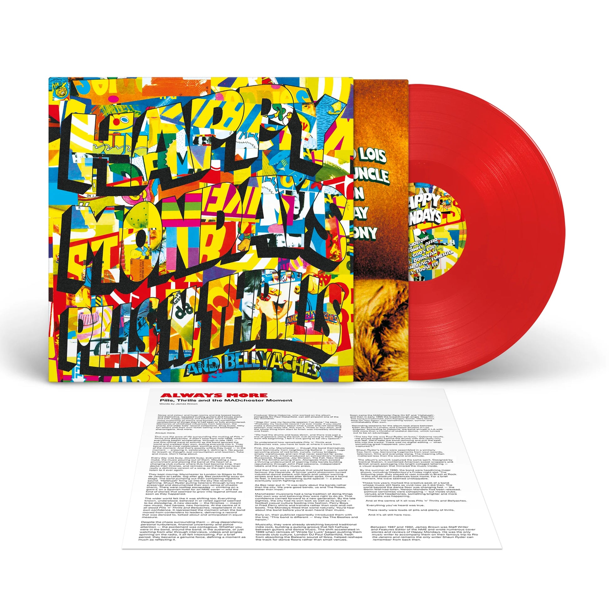 Happy Mondays - Pills 'n' Thrills and Bellyaches (Red) Vinyl