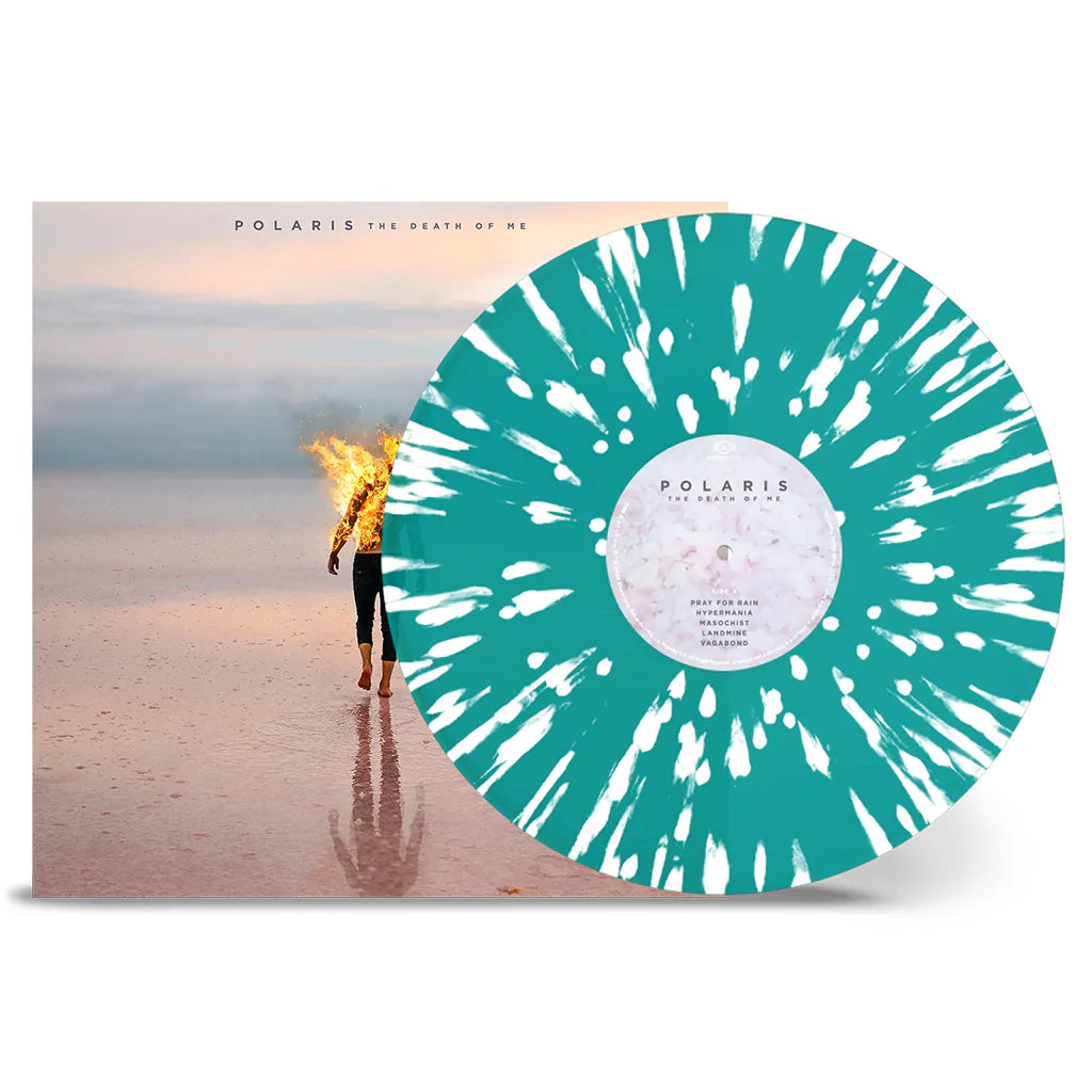 Polaris - The Death Of Me (Transparent Turquoise w/ White Splatter) Vinyl