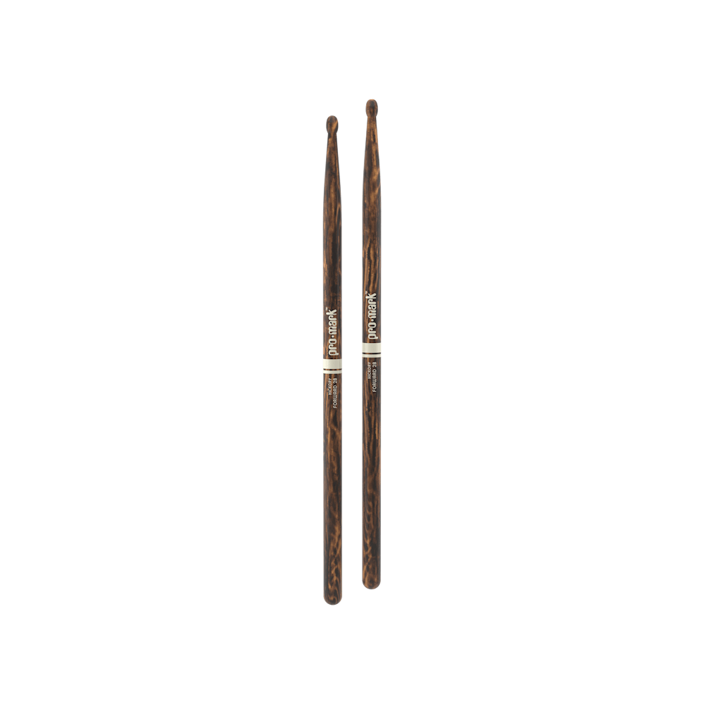 ProMark Classic Forward 2B FireGrain Hickory Drumstick - Oval Wood Tip