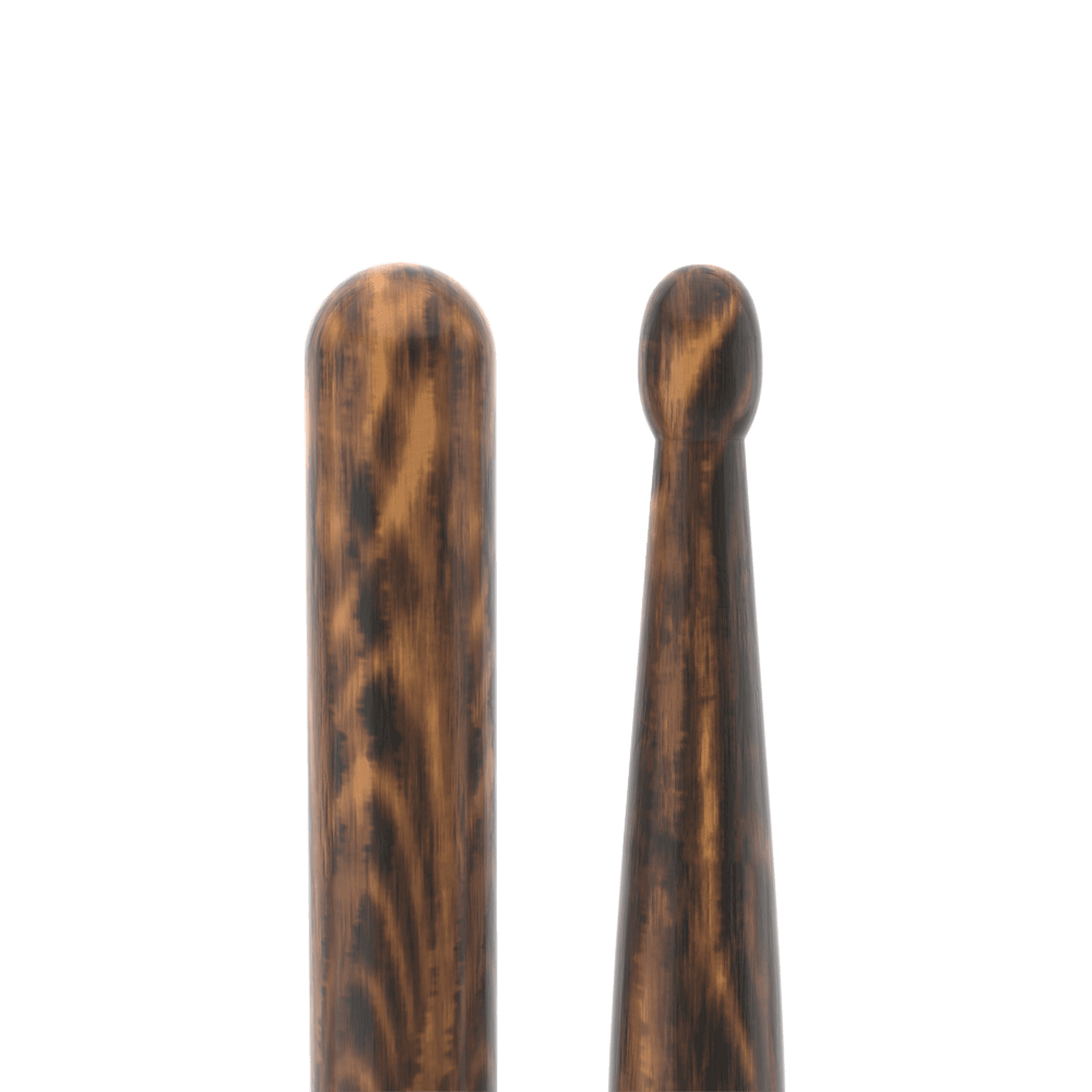 ProMark Classic Forward 2B FireGrain Hickory Drumstick - Oval Wood Tip Tip