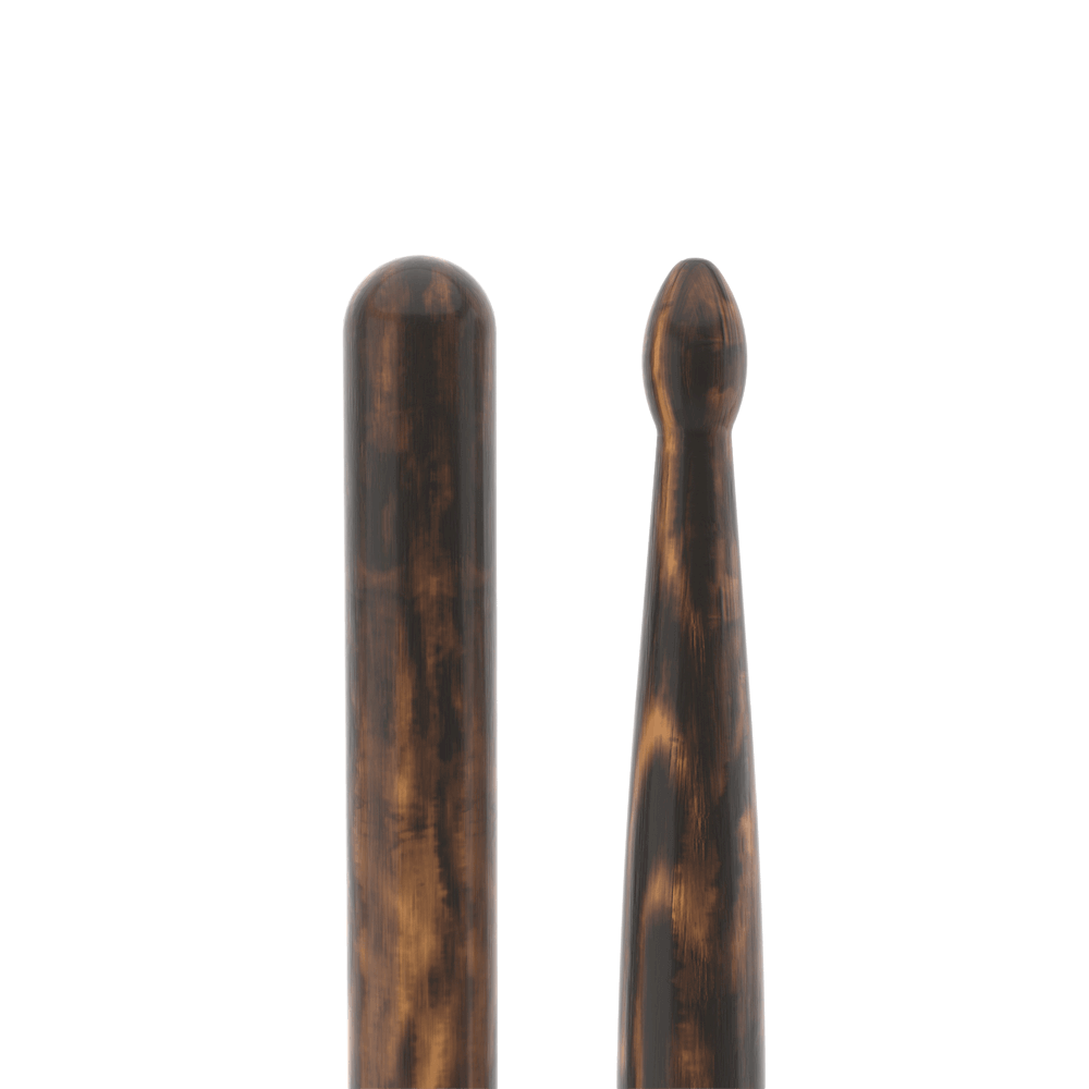 ProMark Classic Forward 5A FireGrain Hickory Drumstick - Oval Wood Tip Tip